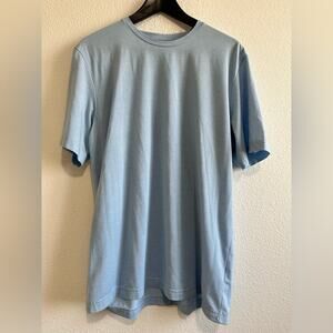 TravisMathew Men's Potholder Crewneck T-Shirt Blue Size L